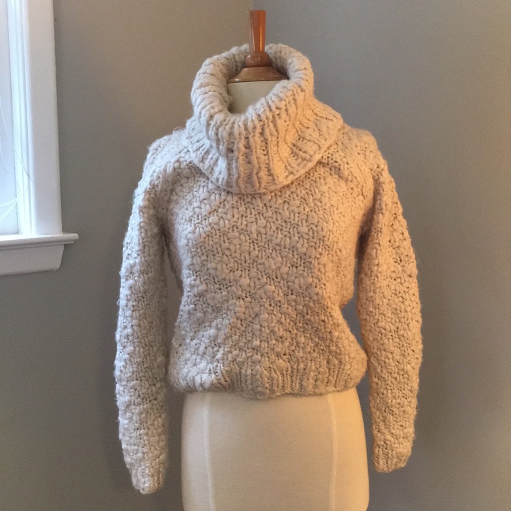 Chunky White Sweater